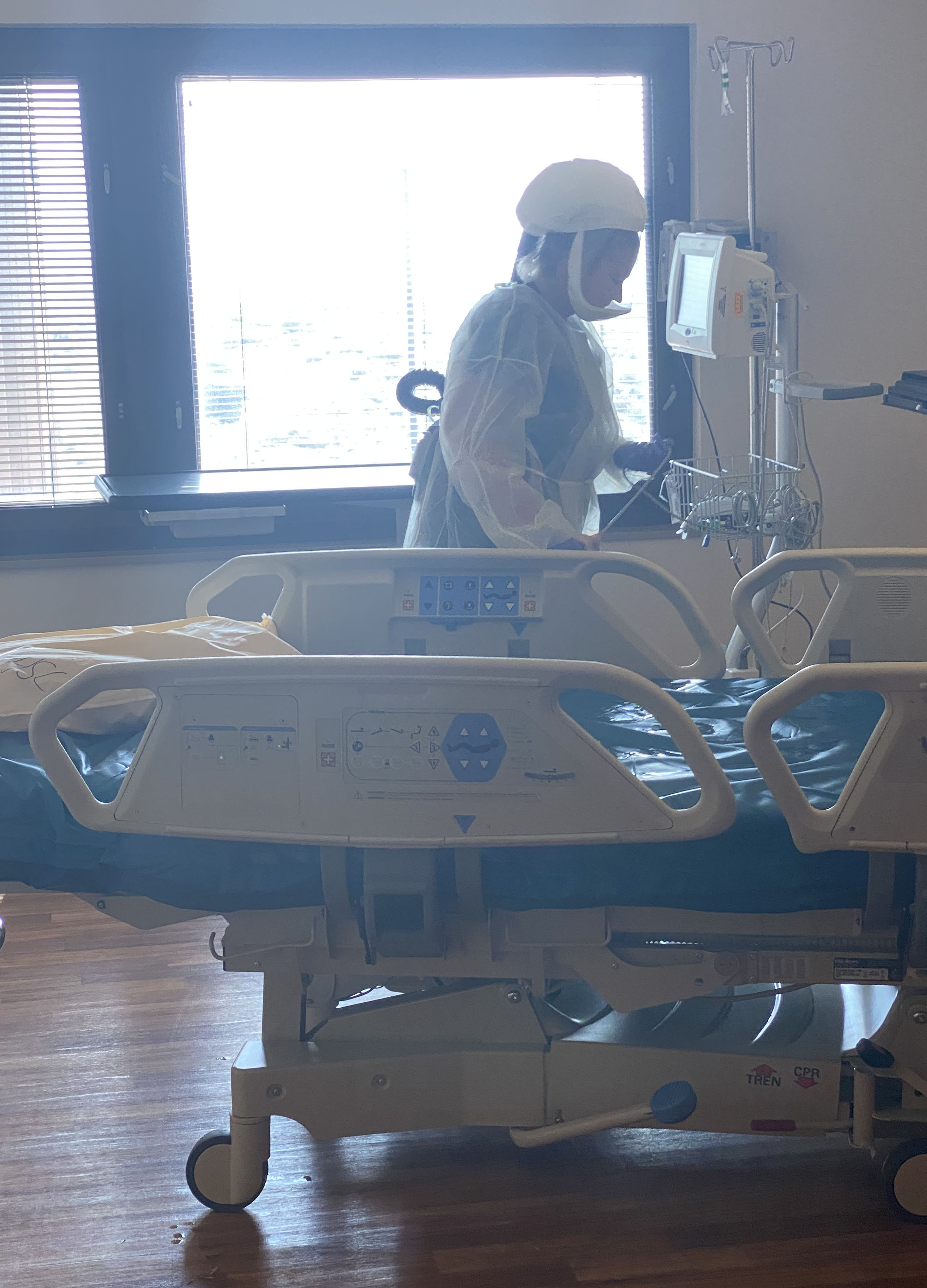 EVS worker in ICU