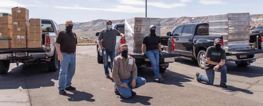Church & Dwight employees deliver donations