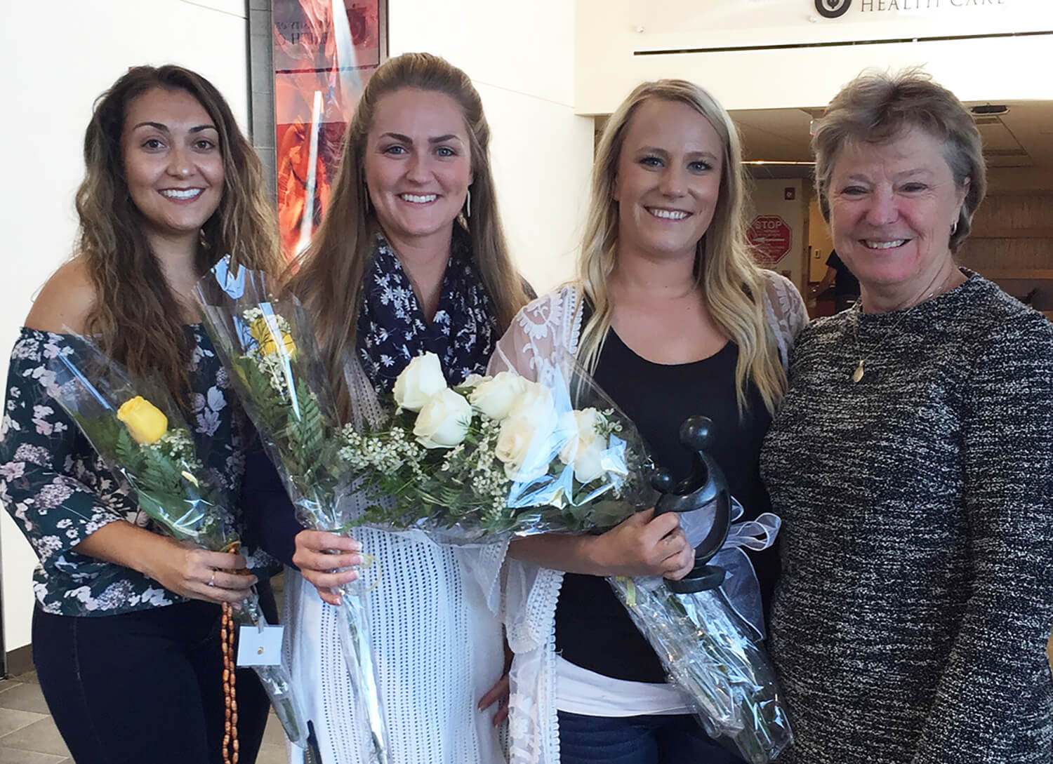 Melissa Munoz, Afton Smith and Janelle Scott, and Cindy Sidwell